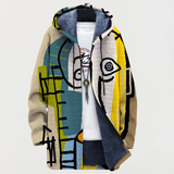Bettina™ | Kapuzenjacke mit Kunstlinien