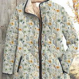 Waltraud™ | Steppjacke mit Streublümchen