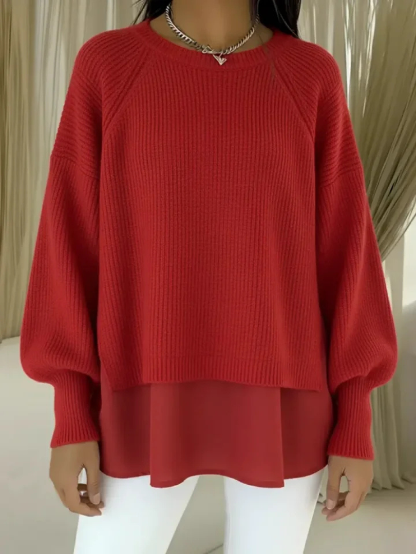 Casilda | Pullover im Zwei-in-eins-Look