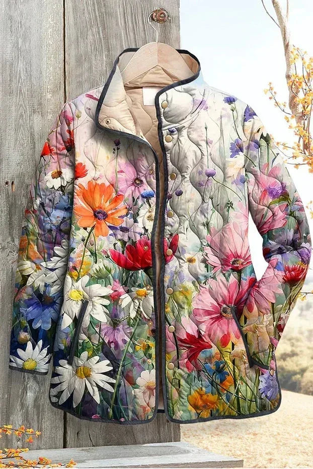 Sybille™ | Steppjacke mit Sommerwiese