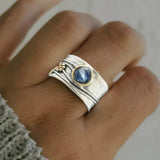 Konstanze | Ring mit blauem Stein