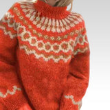 Ellinor™ | Rollkragenpullover im Norweger-Muster
