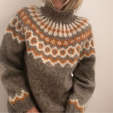 Ellinor™ | Rollkragenpullover im Norweger-Muster