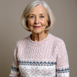 Brunhilde™ | Pullover mit Schneekristallen