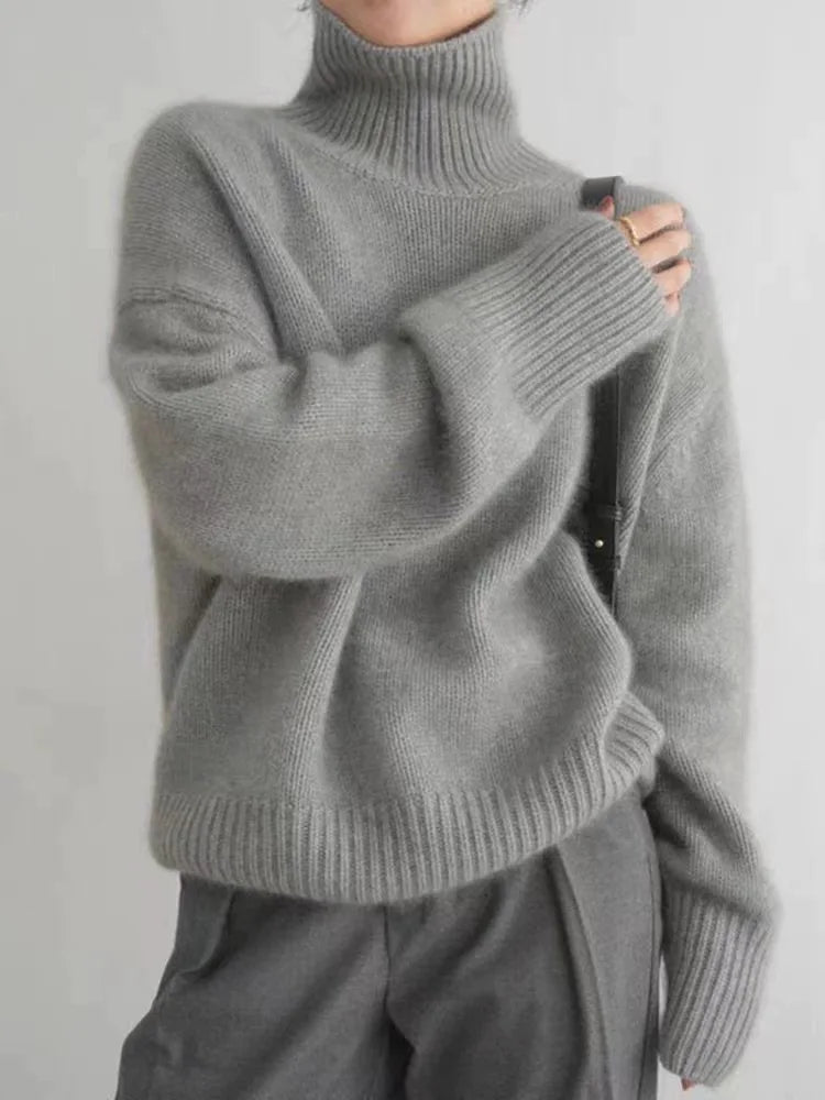 Amaya | Luxuriöser Kaschmir Rollkragenpullover