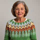 Friederike™ | Pullover mit Norwegerpasse in Grün