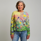 Lieselotte™ | Pullover mit Blumenwiese