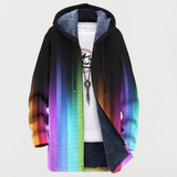 Anke™ | Kapuzenjacke im Regenbogen-Verlauf