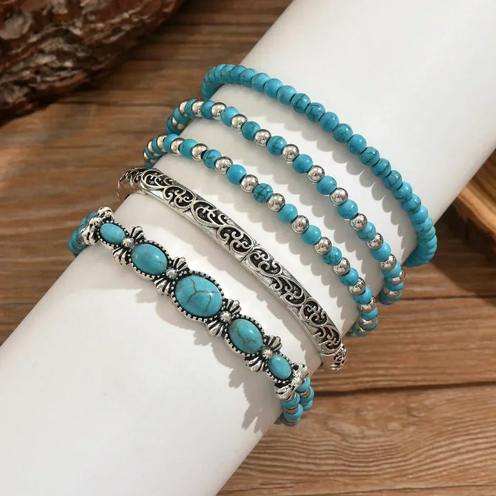 Imke | Armband-Set in Türkis
