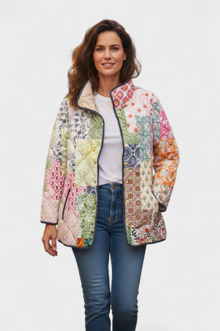 Minna™ | Steppjacke im Patchwork-Look