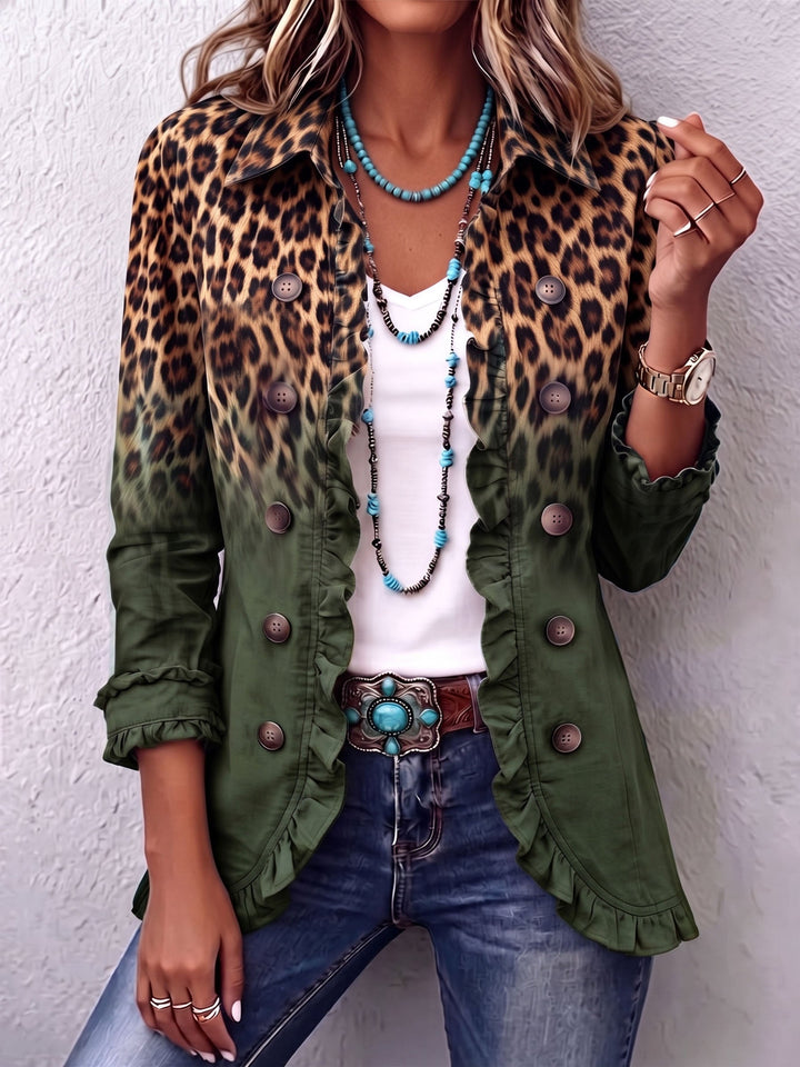 Barbara™ | Blazer im Leoparden-Verlauf