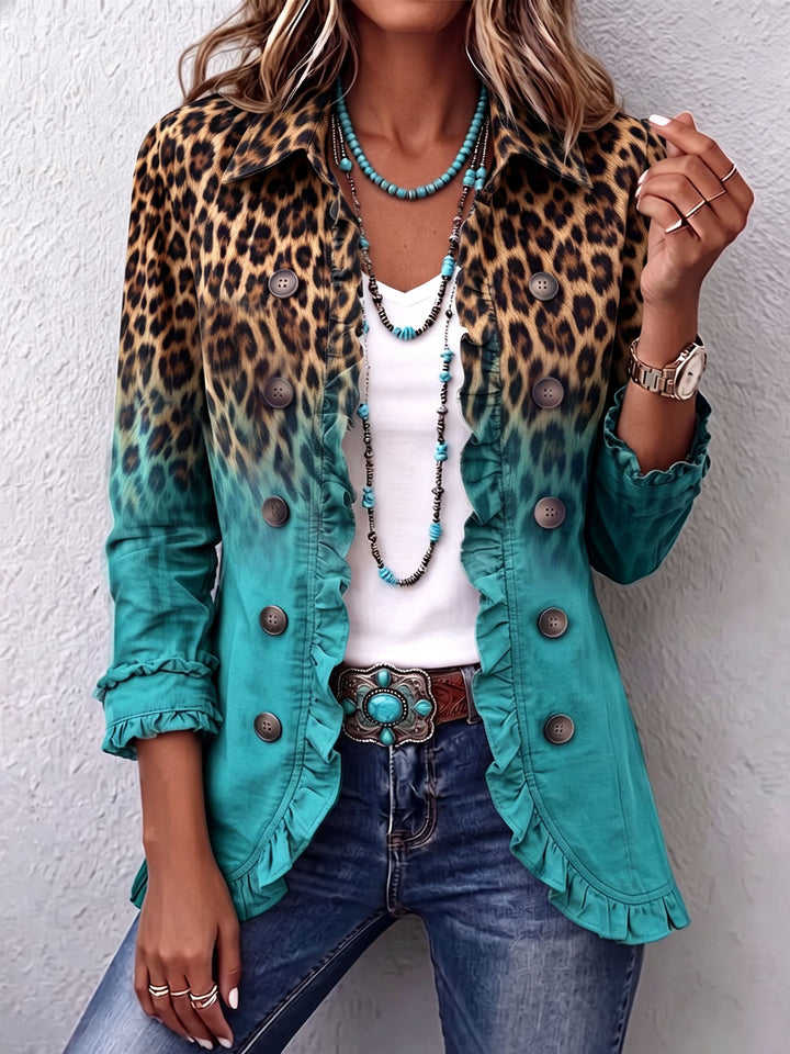Barbara™ | Blazer im Leoparden-Verlauf