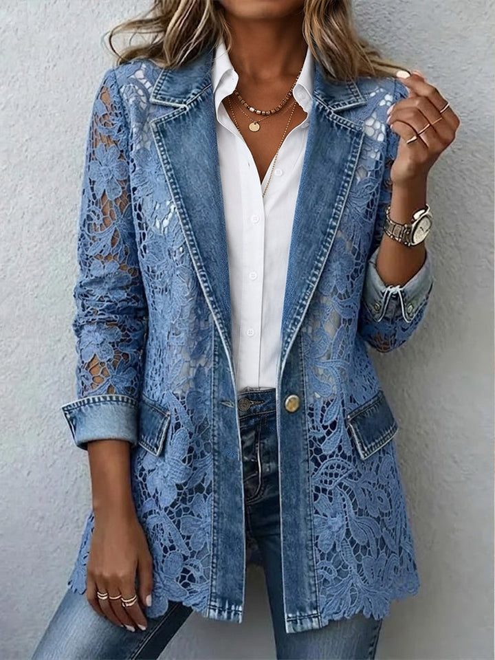 Doris™ | Blazer mit durchbrochenen Blüten