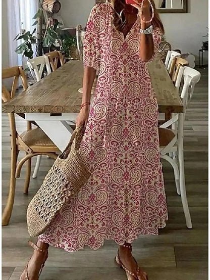 LUNA | BOHO MIDI-KLEID FÜR EINEN UNGEZWUNGENEN LOOK